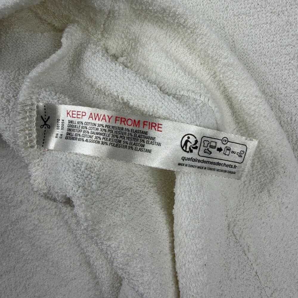 Free People Beach Womens M White Terry Cloth Maxi Dress Swim Suit Cover Up - Picture 7 of 10